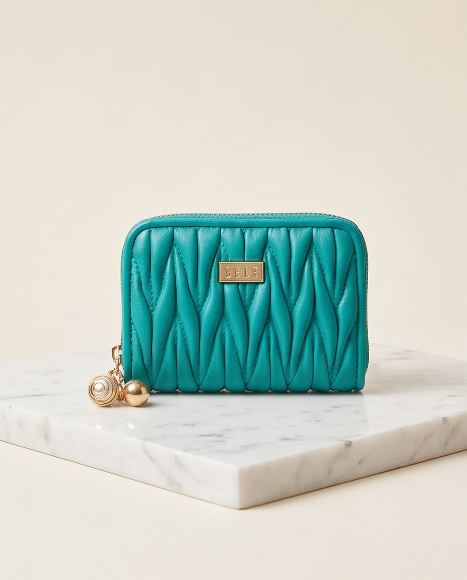 Turquoise Mini Wallet