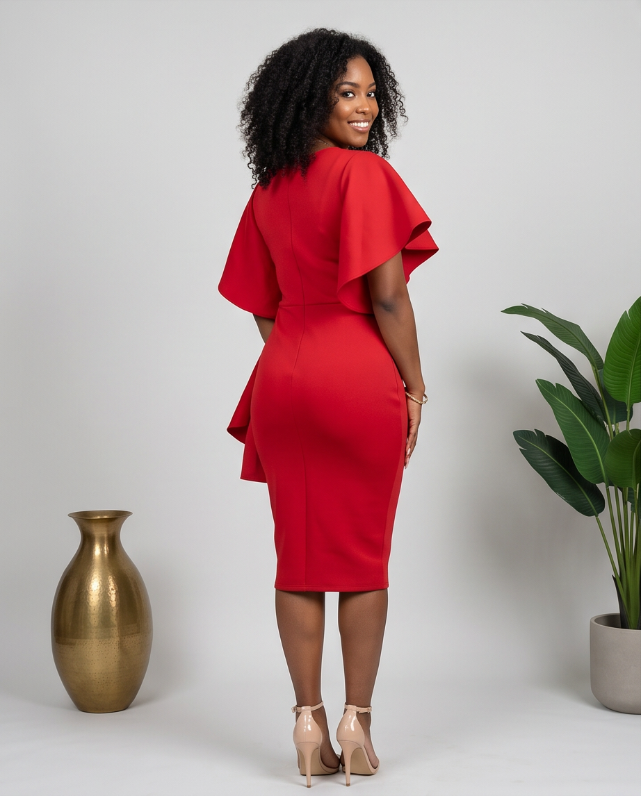 Red Goddess Dress