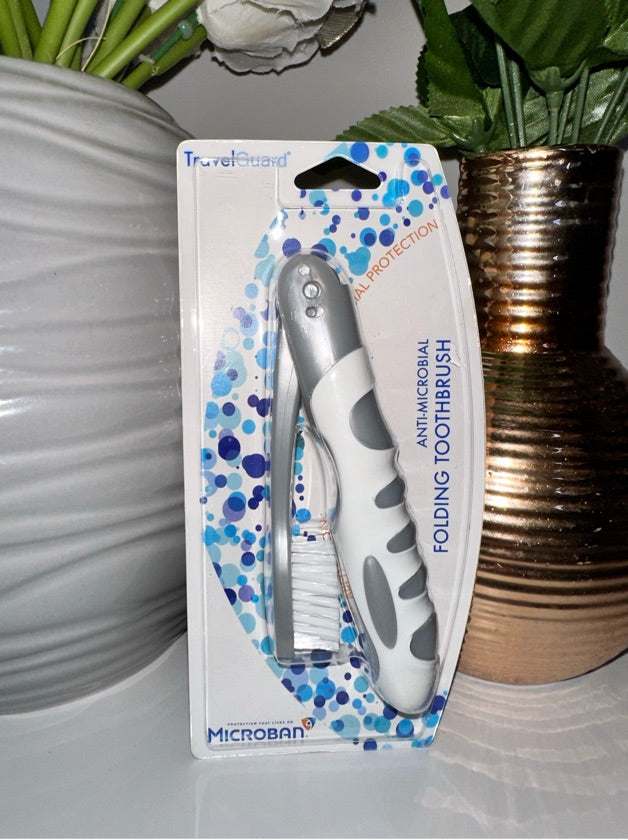 Anti-Microbial Folding Toothbrush