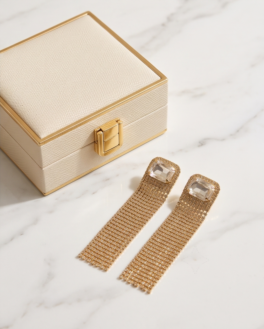 Miko Crystal Drop Earrings