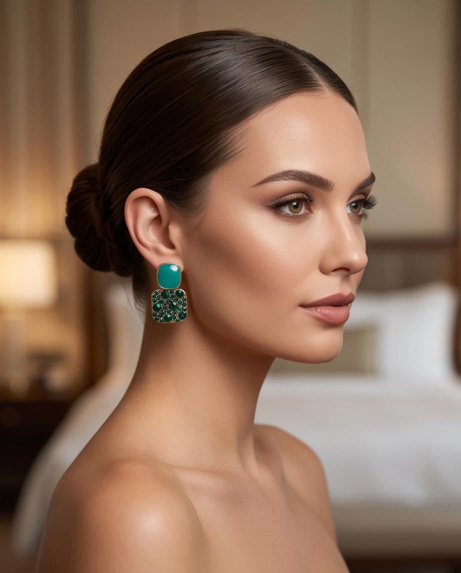 Teal Moments Earrings