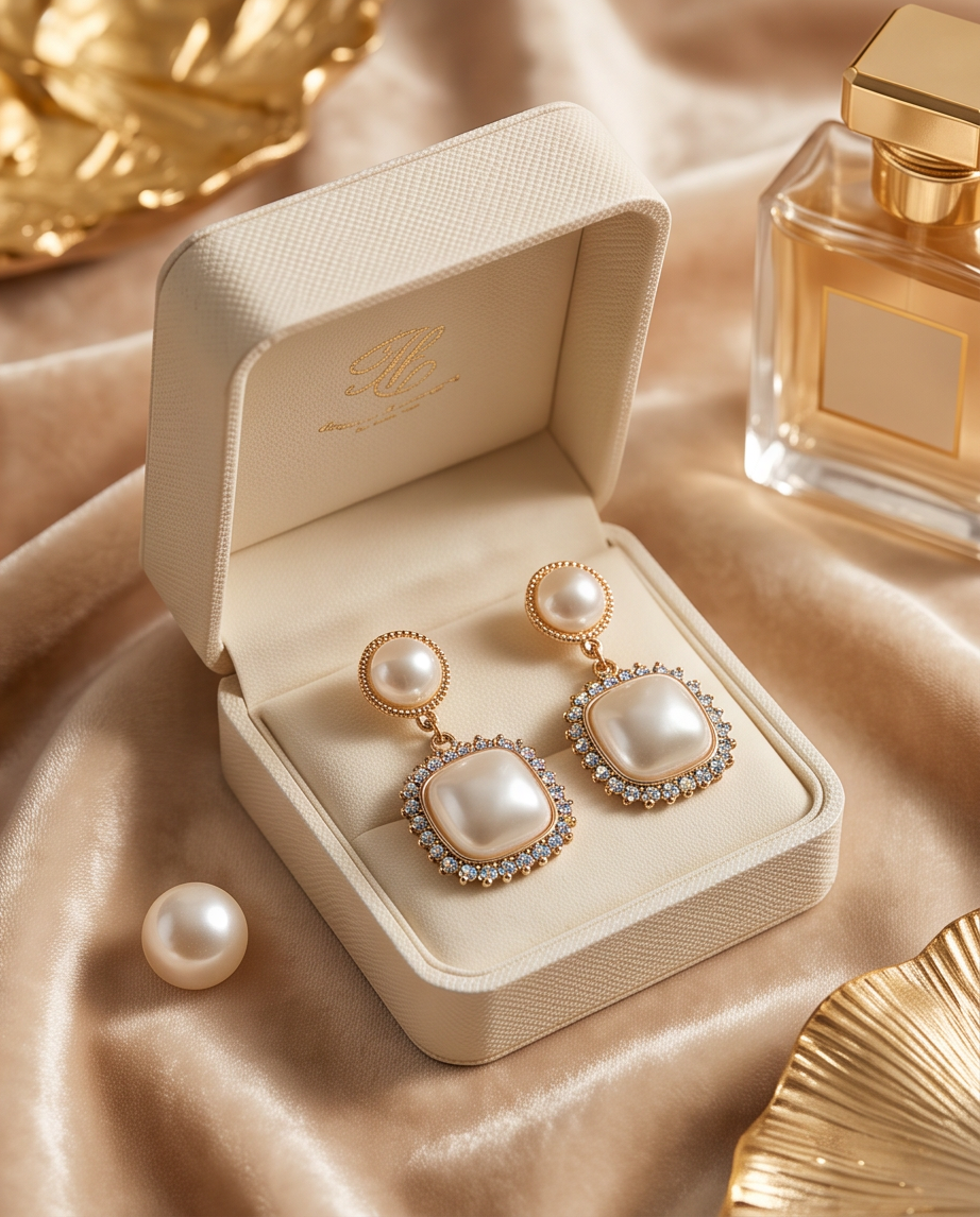 Pearls & Diamonds Desire Earrings