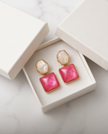 Stacie Pearl & Pink Earrings