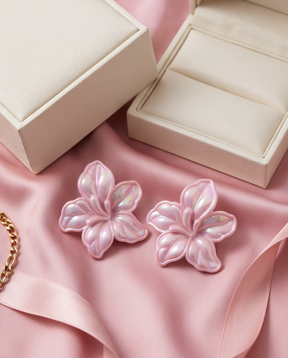 Melody Big Flower Earrings