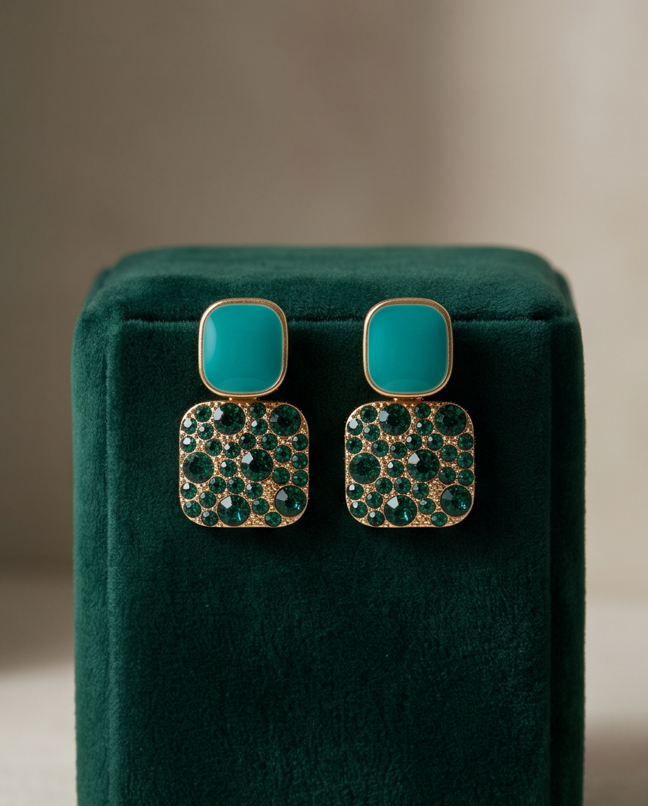 Teal Moments Earrings