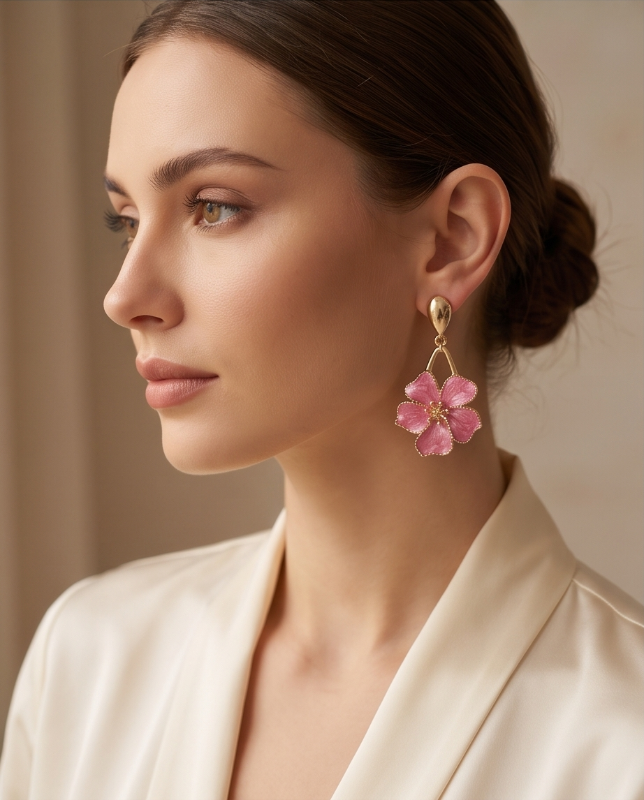 Melody Floral Drop Earrings