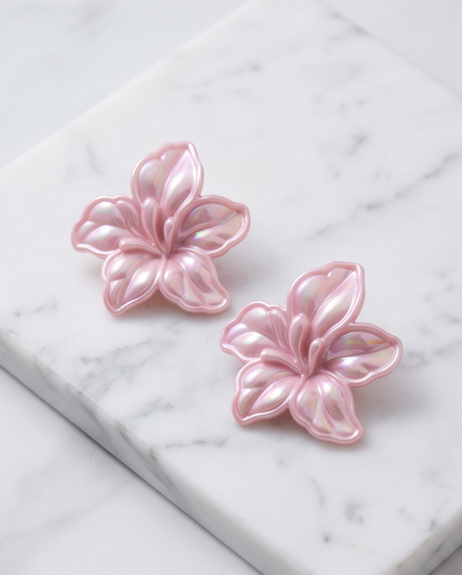 Melody Big Flower Earrings