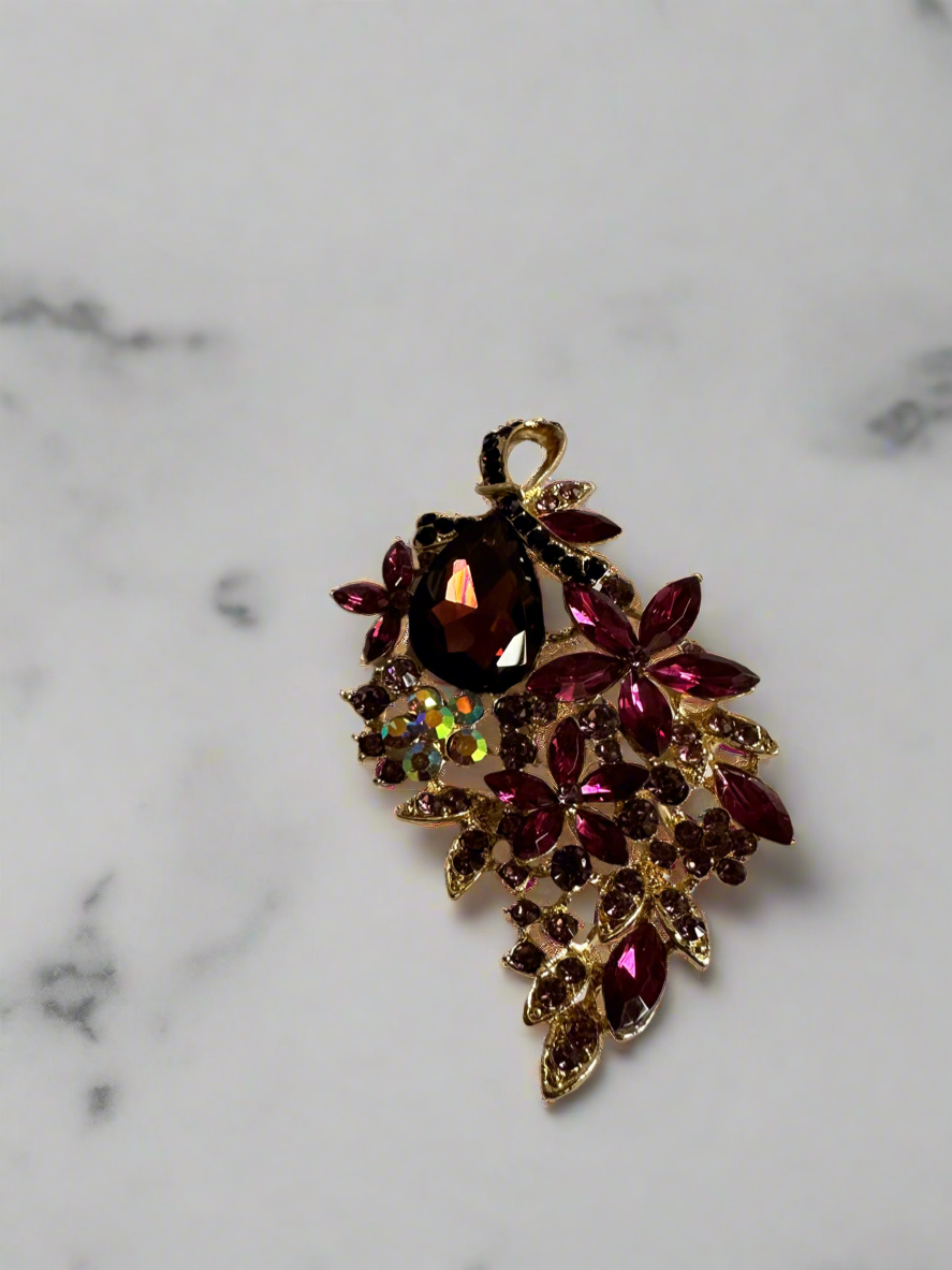 Bold Pink Brooch - B240714228595