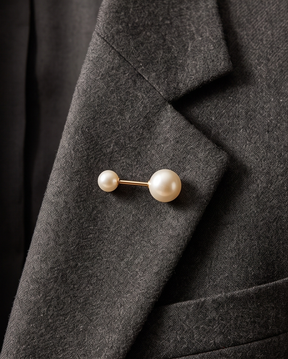 Two Pearl Brooch