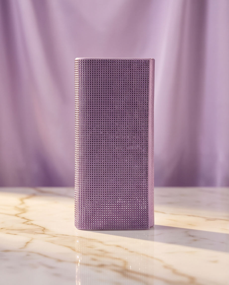 Bedazzled Purple Clutch