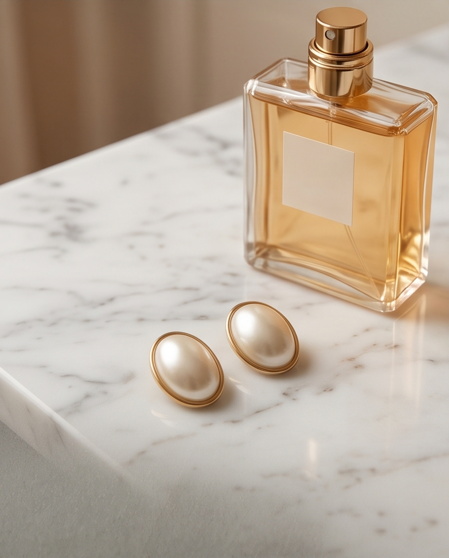 Linda NY Snap On Pearl Earrings