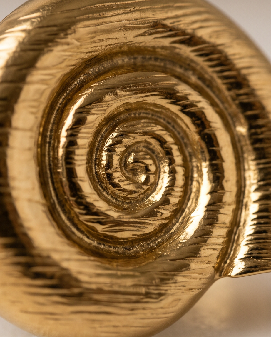 Stainless Steel Mega Shell Adjustable Ring