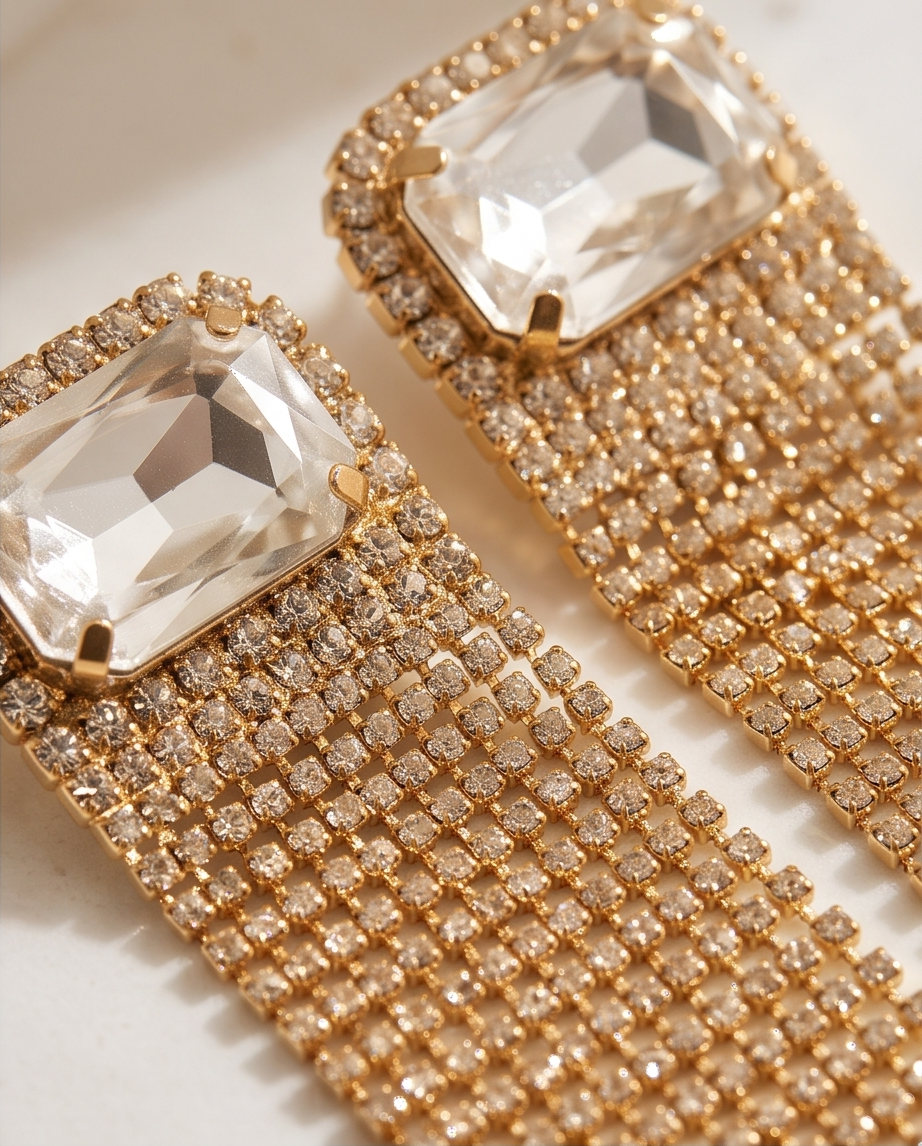 Miko Crystal Drop Earrings
