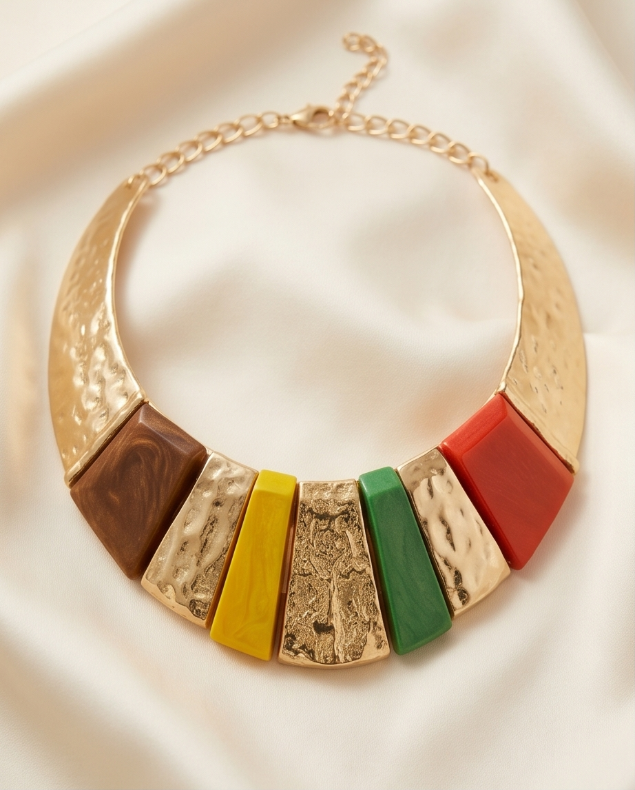 Unique Liberation Chunky Necklace