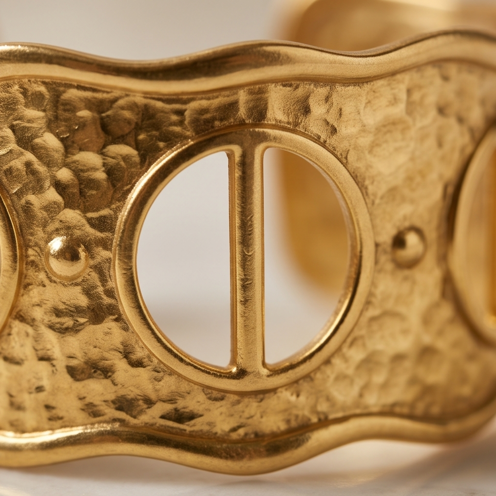 Chunky Gold Stainless Steel Adjustable Bracelet