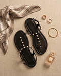 Black Pearl Sandals
