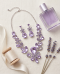 Purple Necklace Set