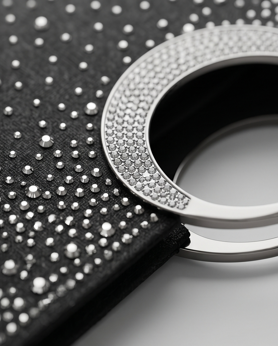Crystal Studded Evening Clutch