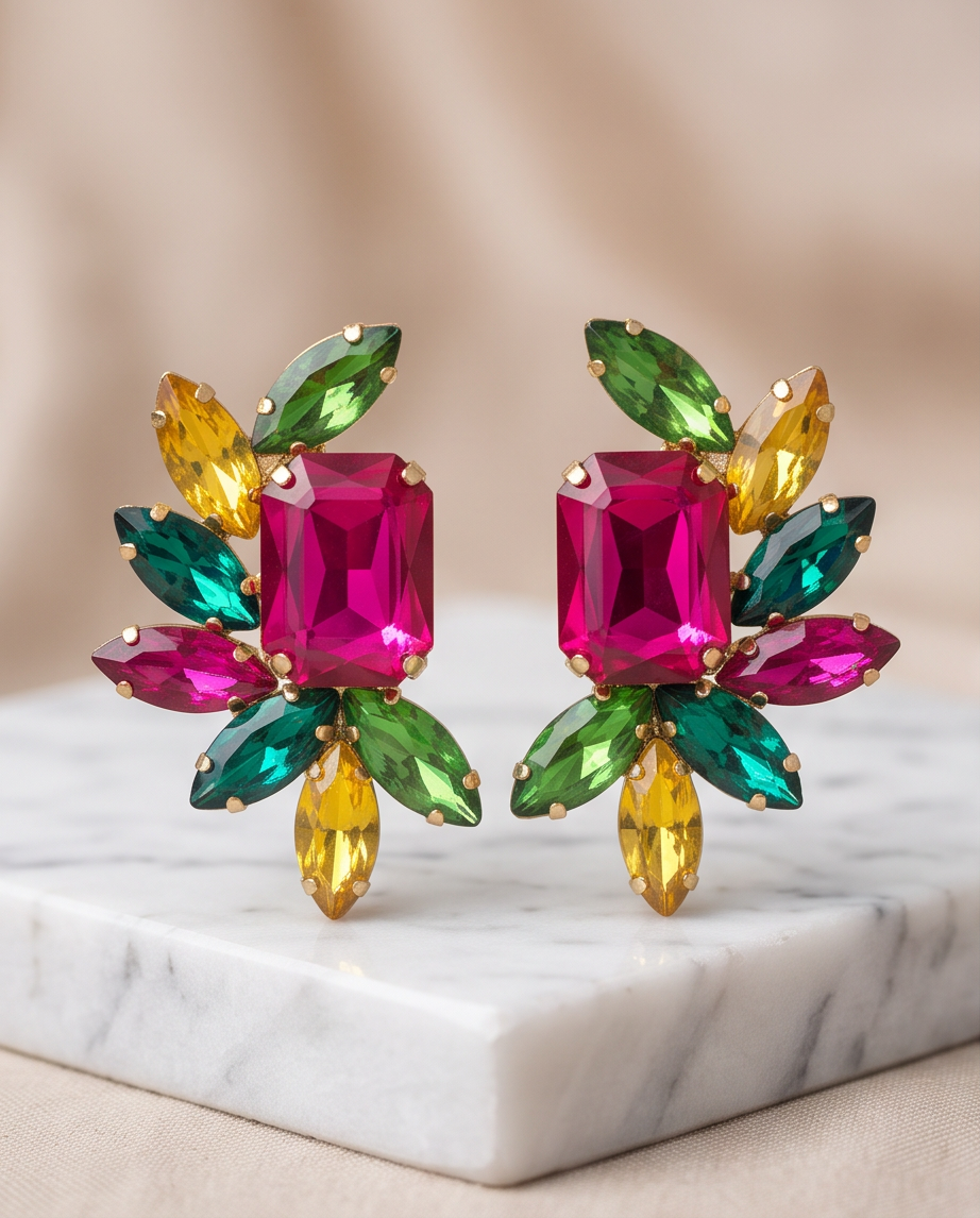 Janice Jolie Teardrop Stack Earrings
