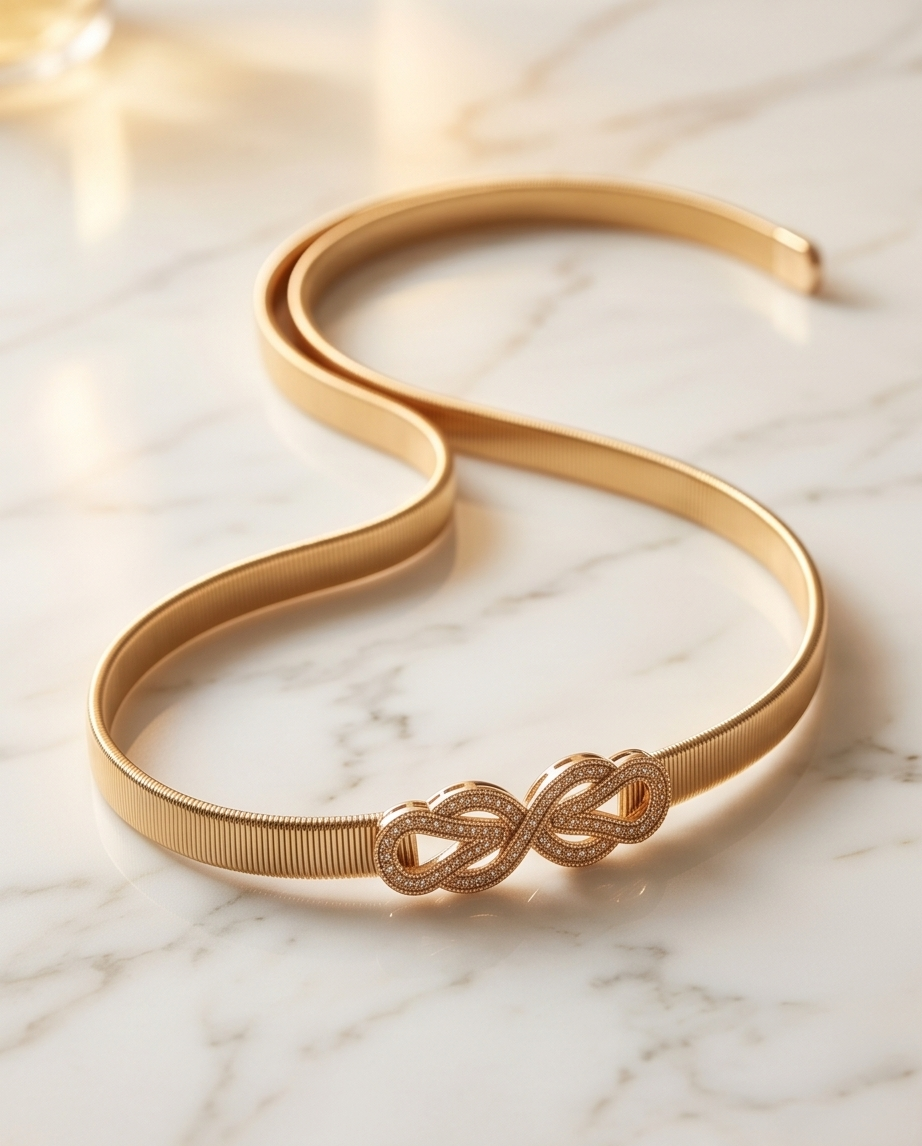 Gold Stretchy Belt