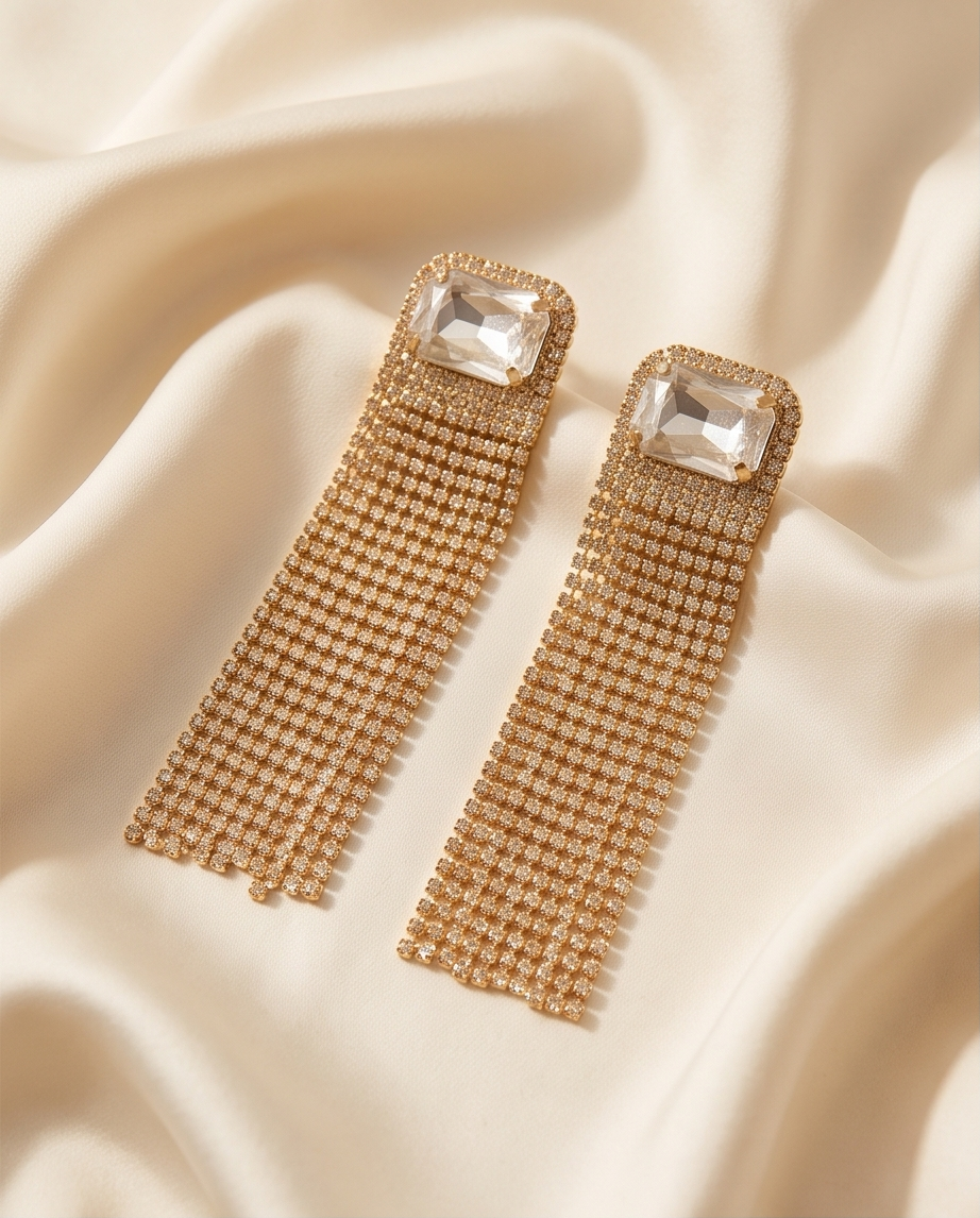 Miko Crystal Drop Earrings