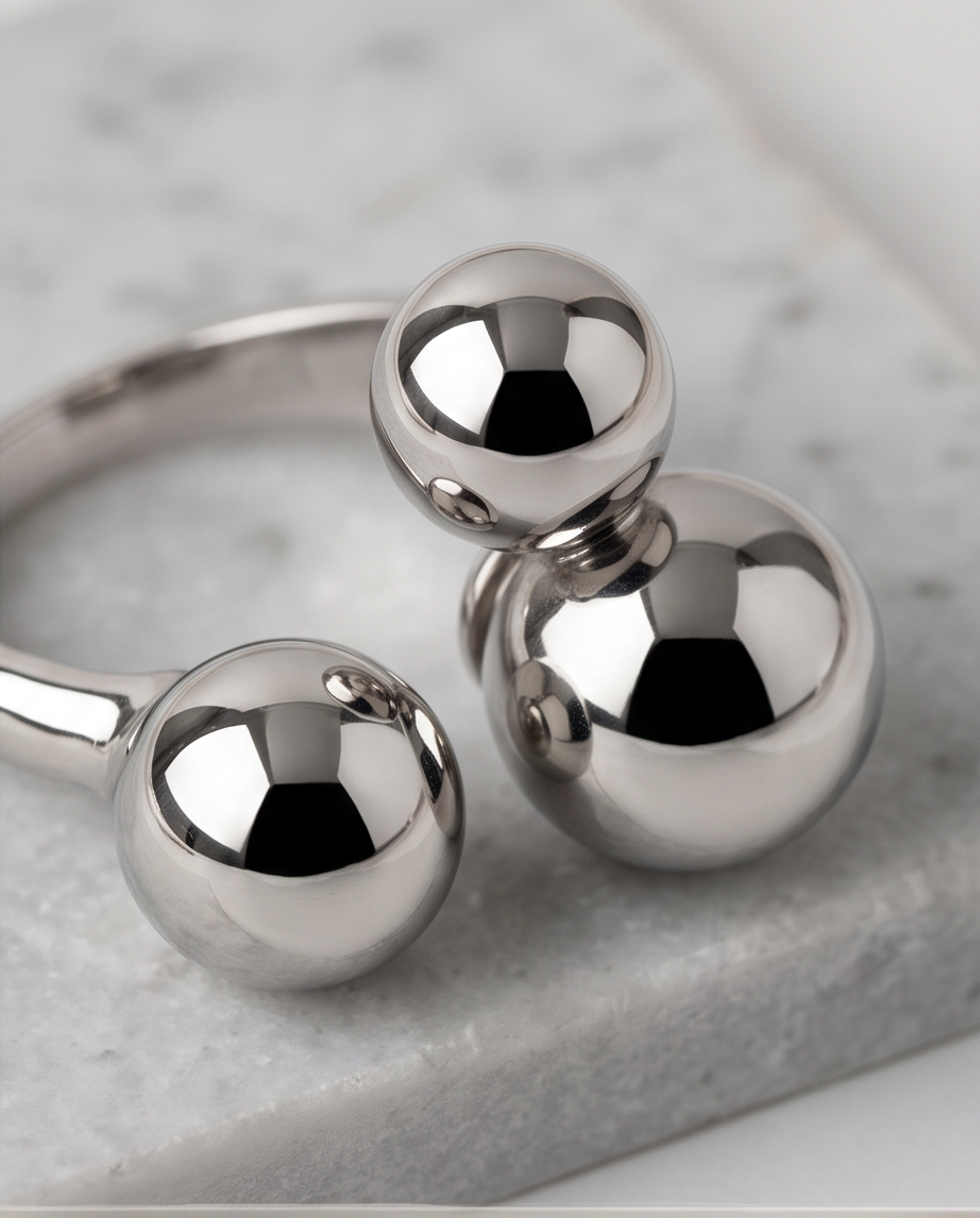 Three Ball Adjustable Rings