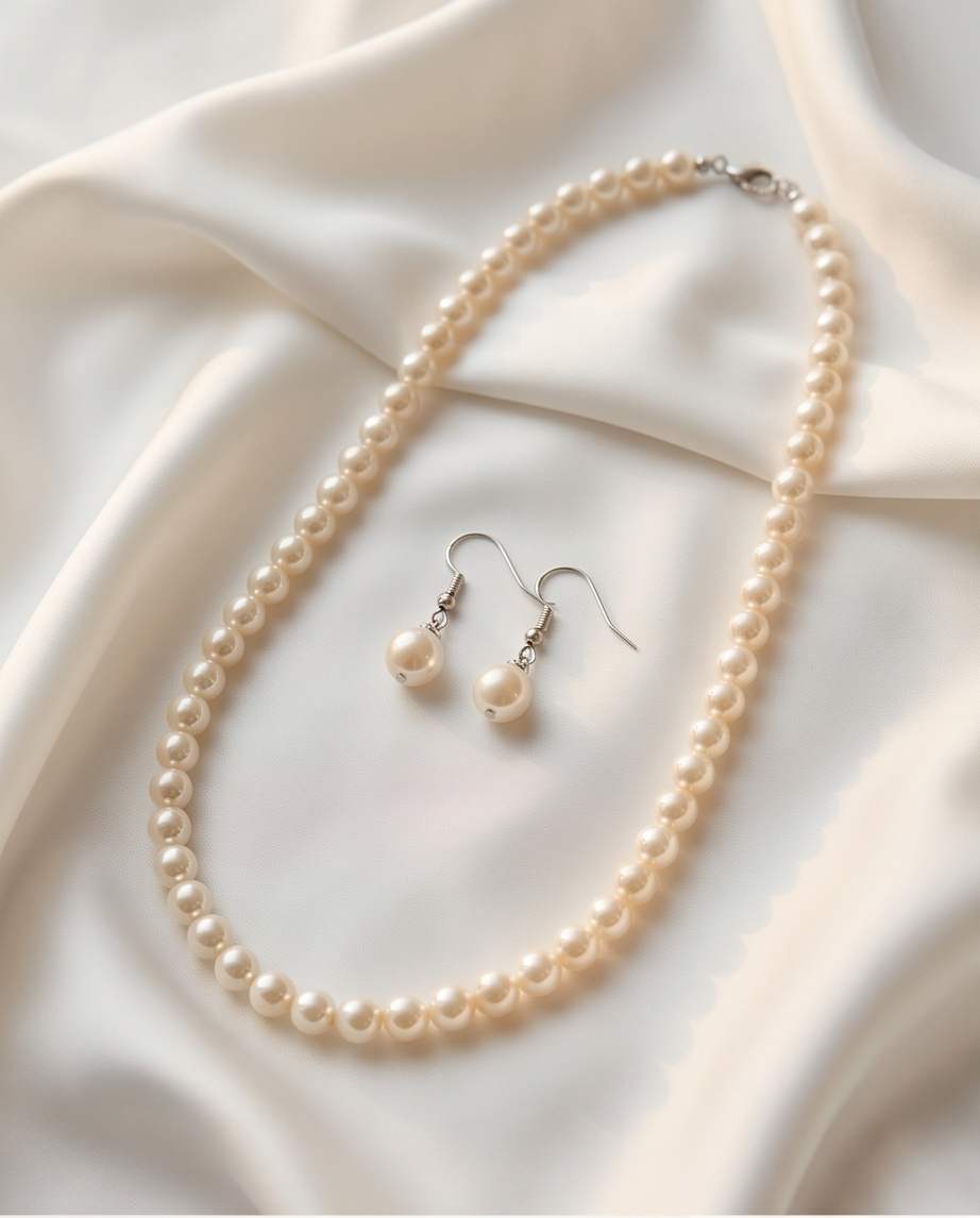 Pearl Necklace Set