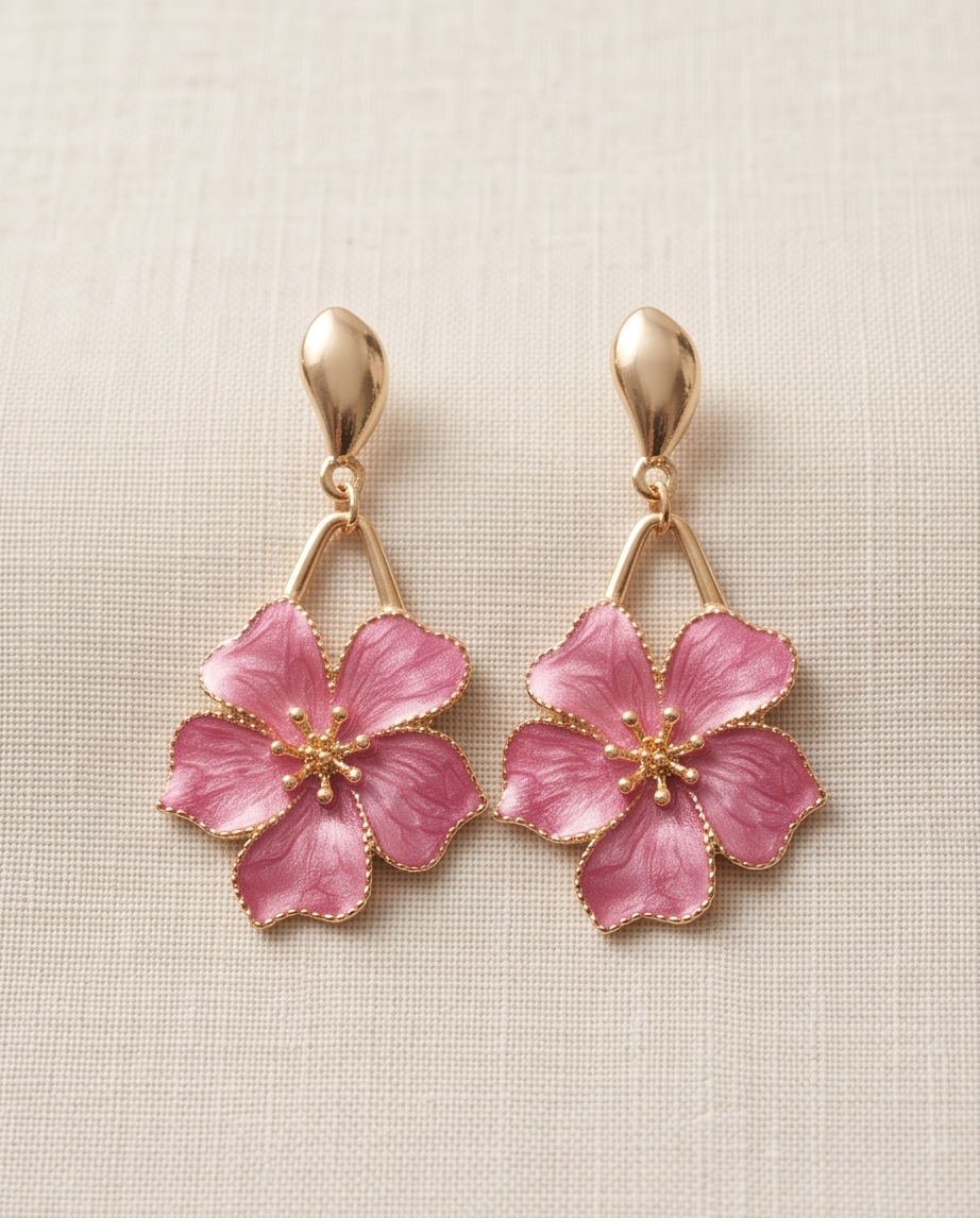 Melody Floral Drop Earrings