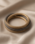 Silver & Gold Rope Bracelet