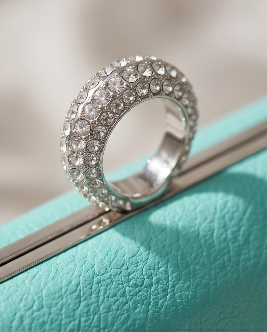 Elegant Turquoise Clutch