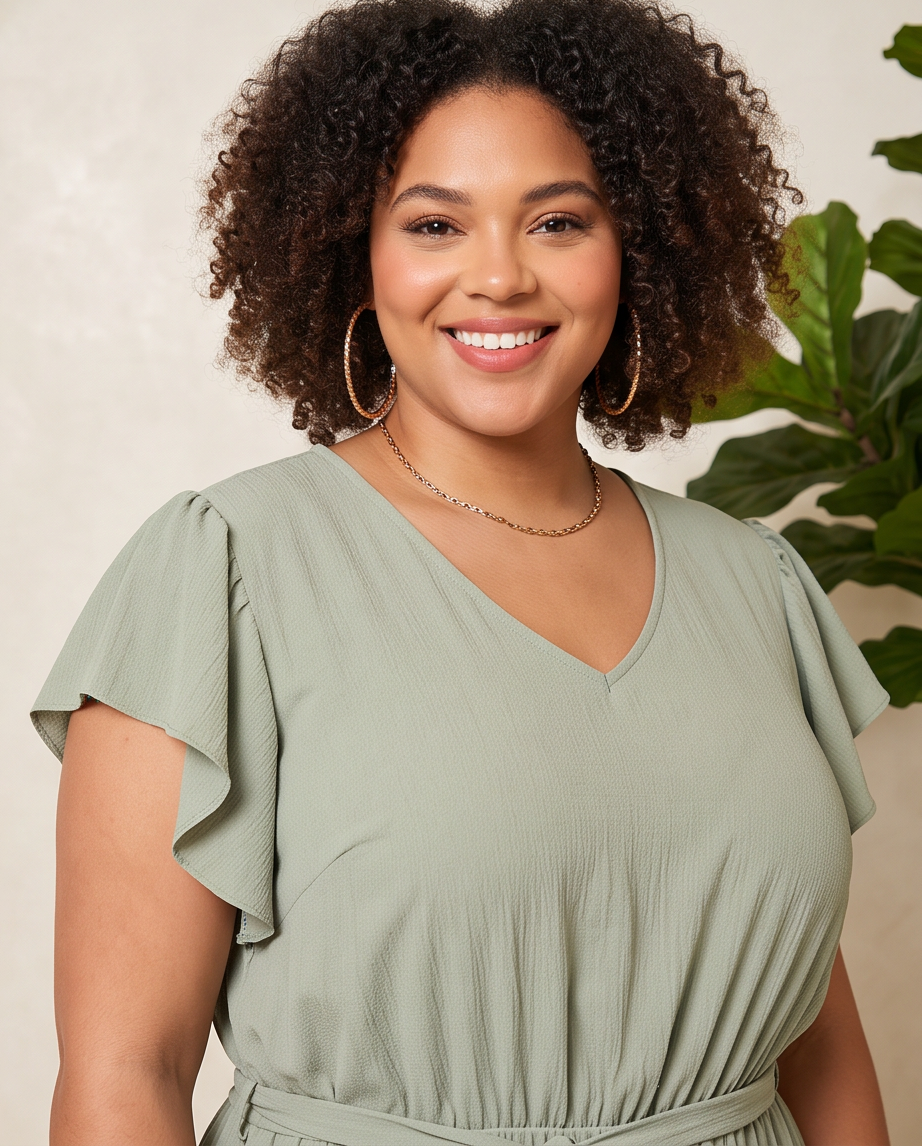 Plus Size Mint Green Maxi Dress