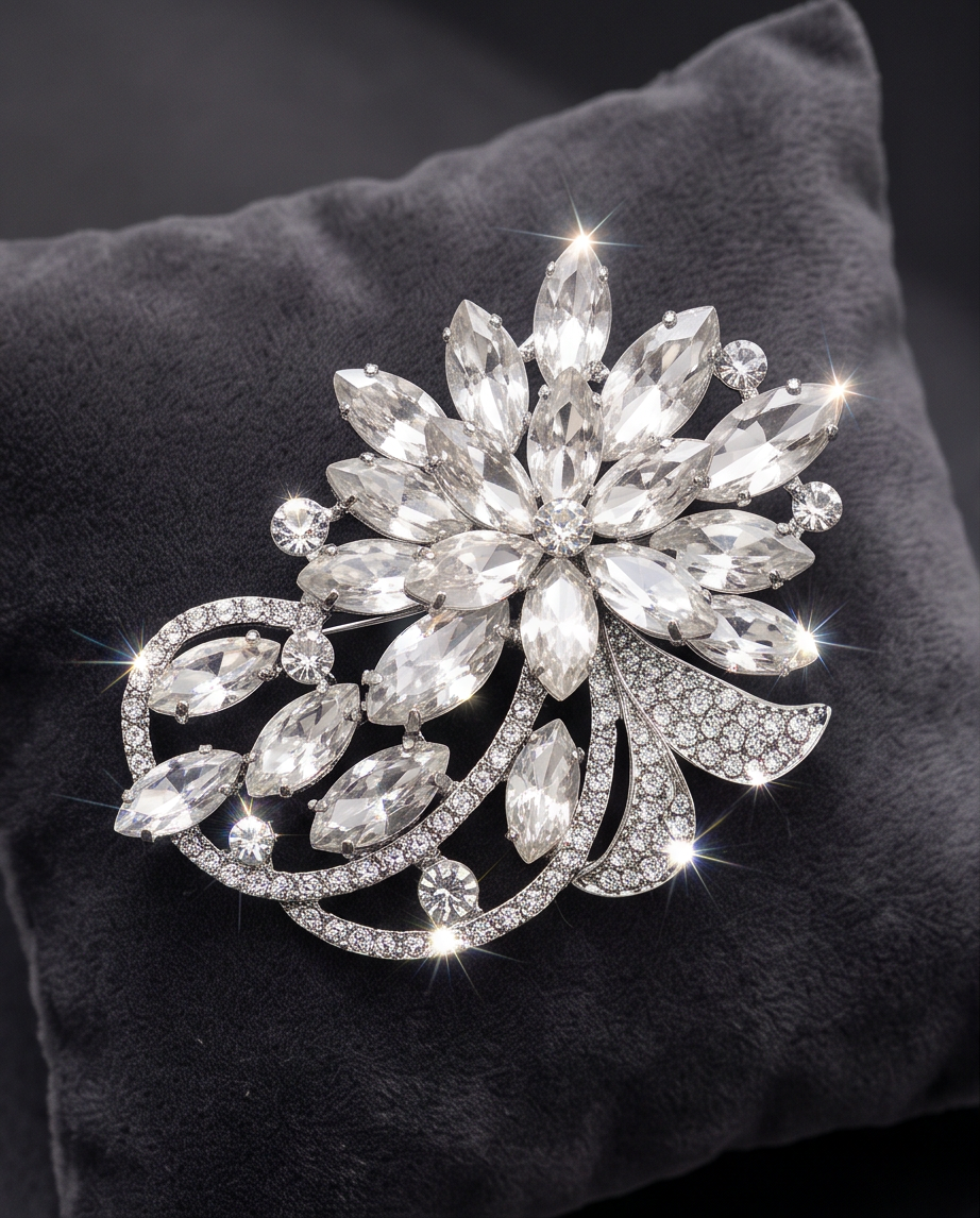 Encour Silver Brooch