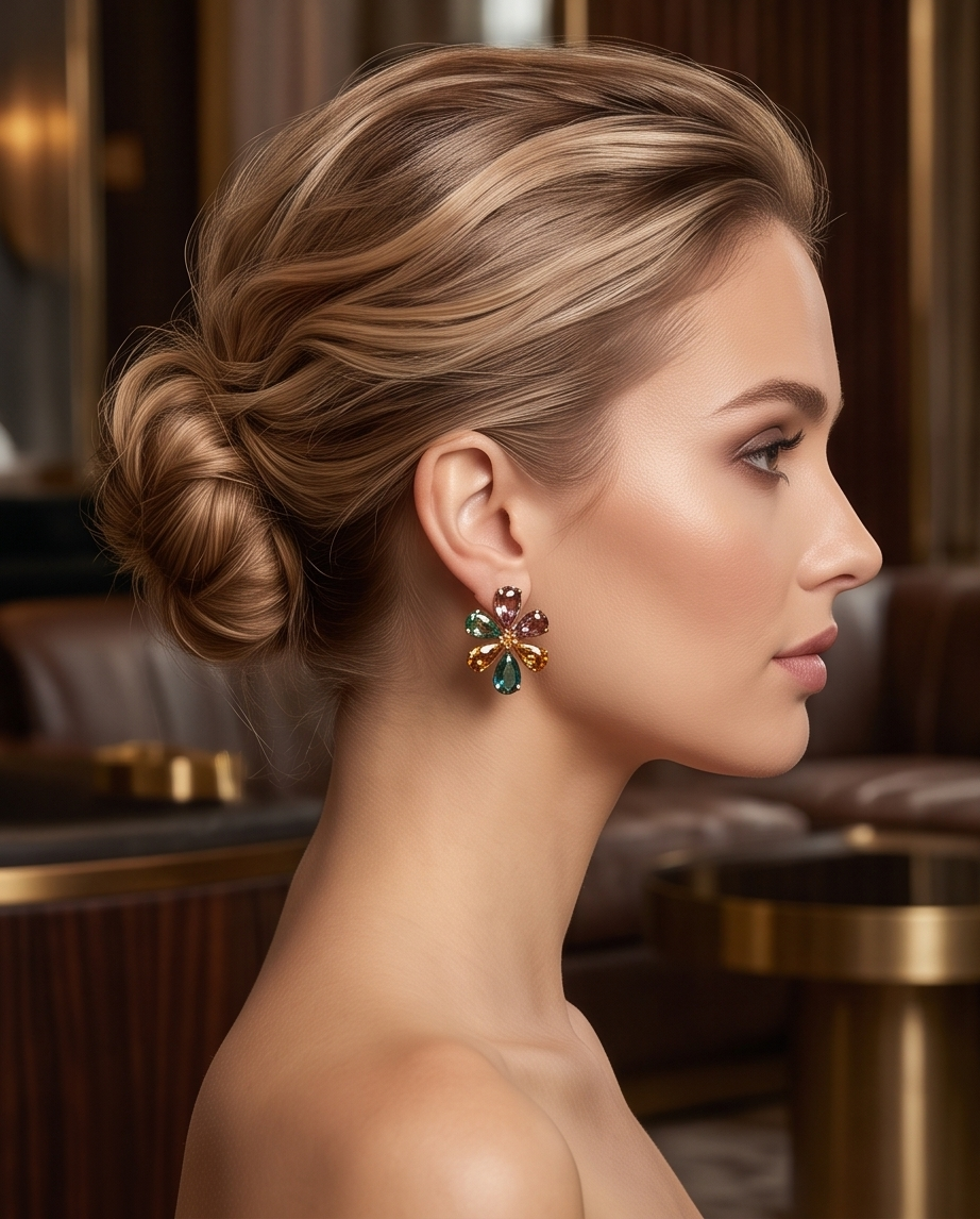 Colorful Spin Earrings