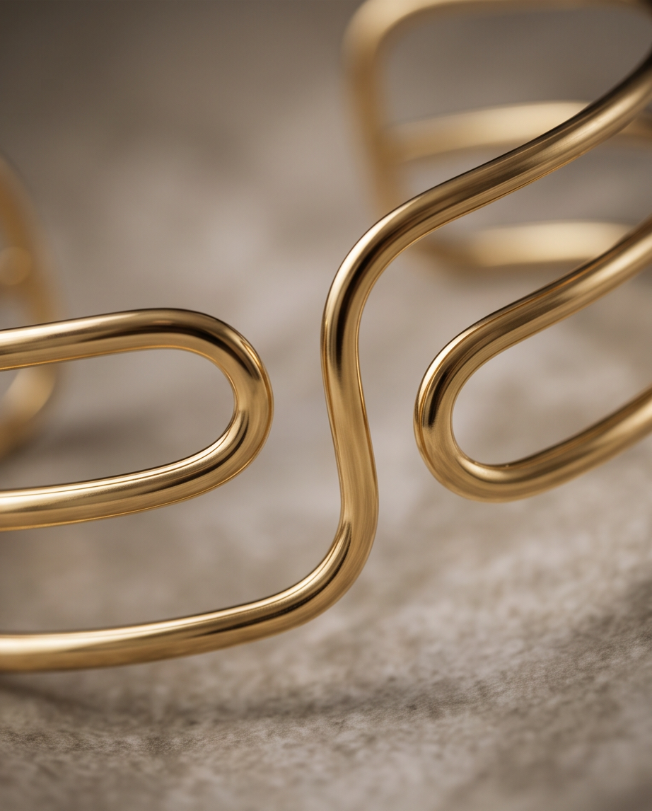 Stainless Steel Golden Fence Bracelet