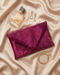 Vegan Studded Purple Bag