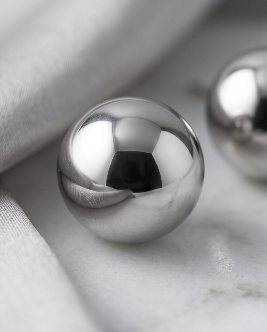 Silver Stainless Stud Steel Earrings