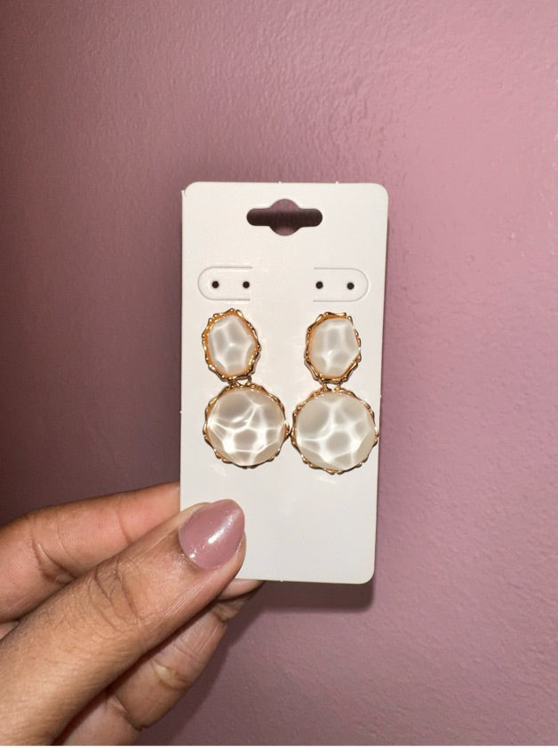 Chic Femme White Earring - 1364