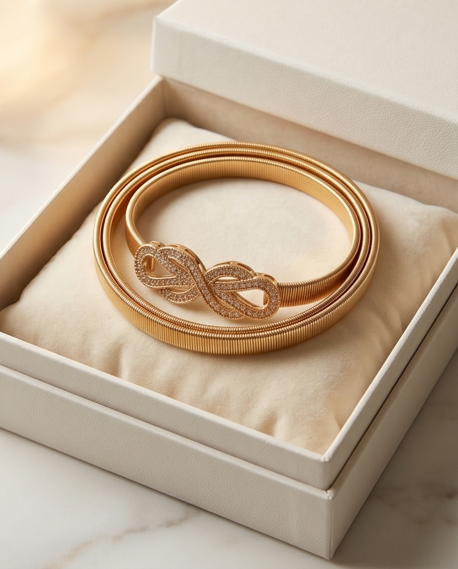 Gold Stretchy Belt