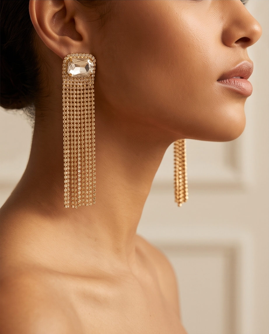 Miko Crystal Drop Earrings