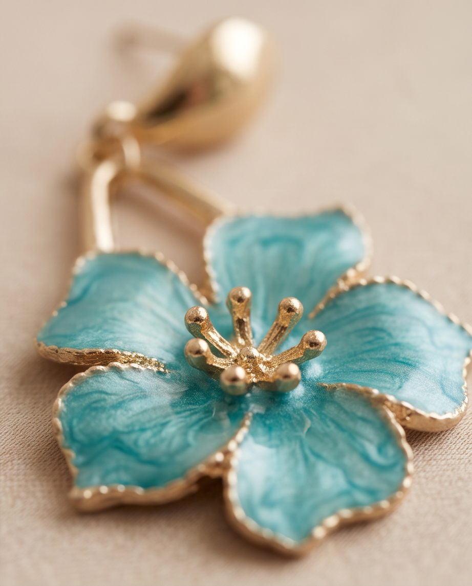 Melody Floral Drop Earrings