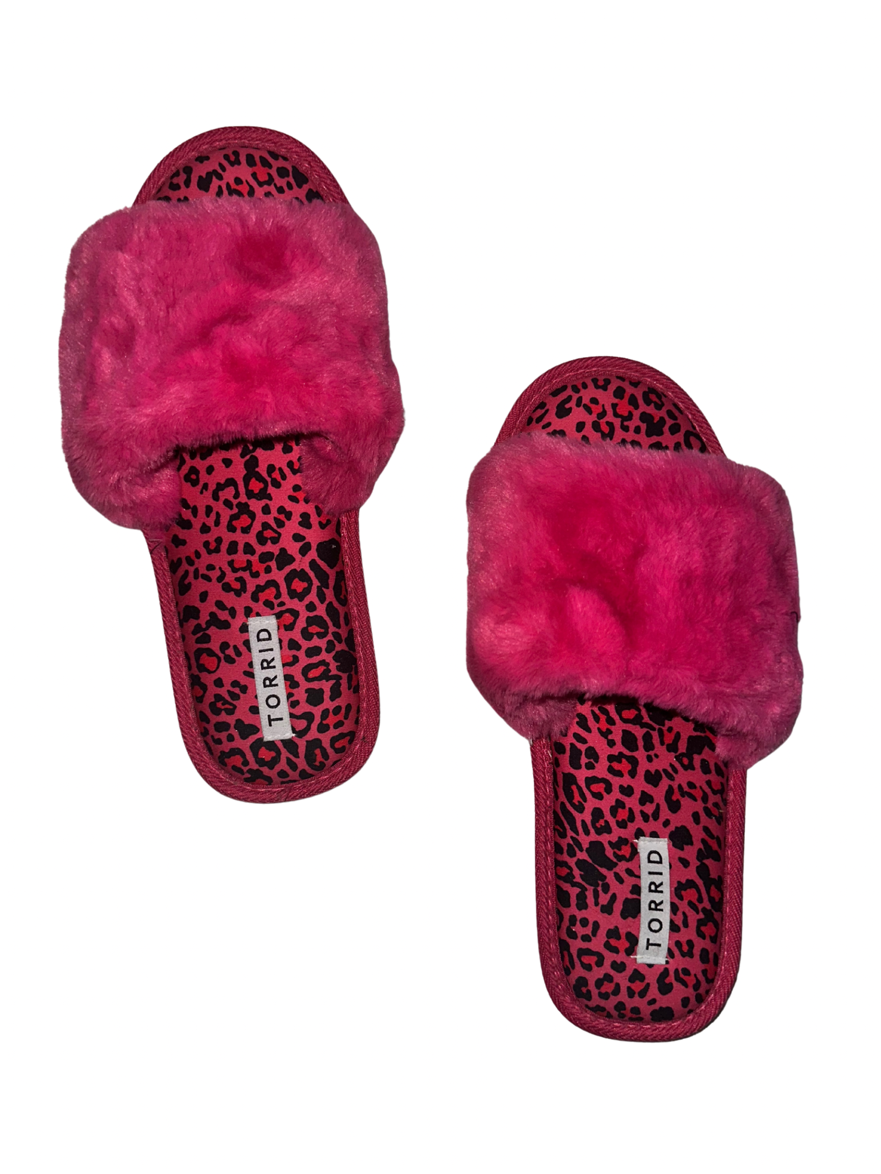 Pink Fluffy Slippers - 1442