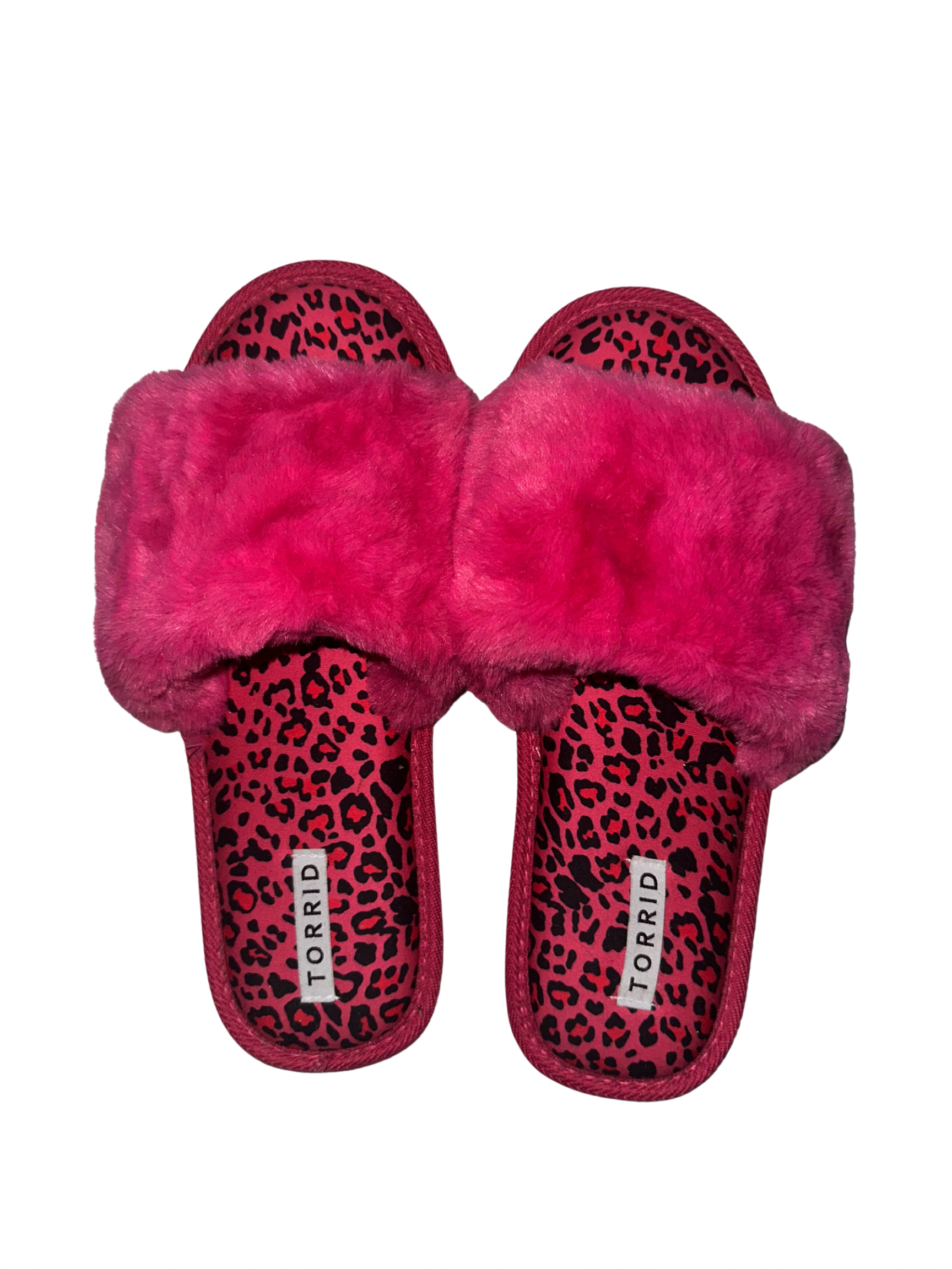 Pink Fluffy Slippers - 1442