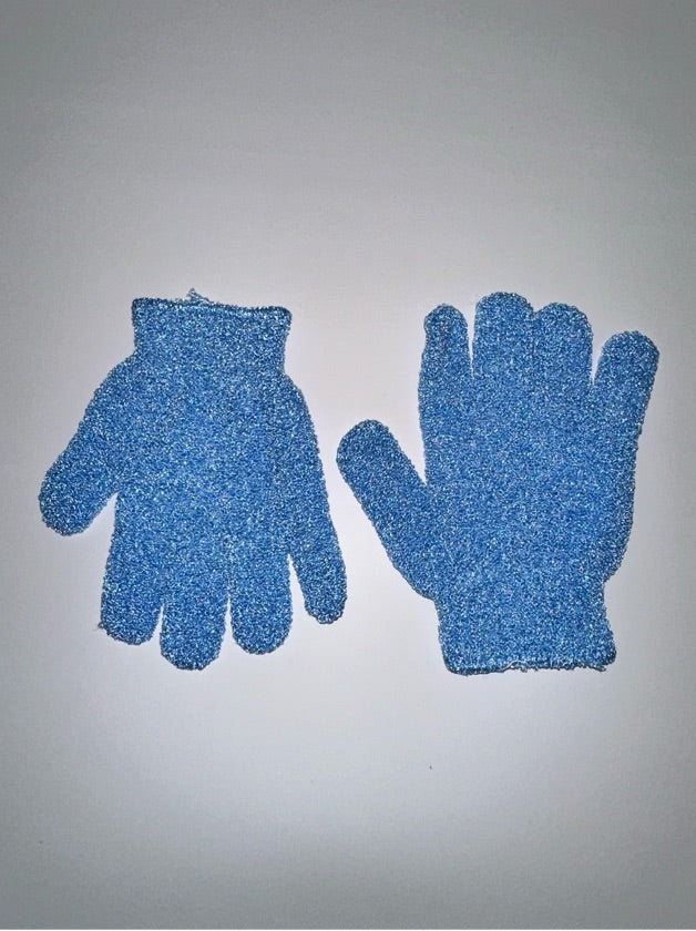 Blue Exfoliating Gloves - 1646