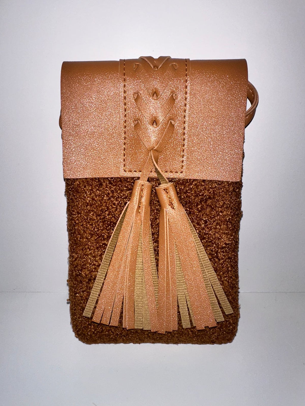 Leather Fringe Sling Bag - 1128