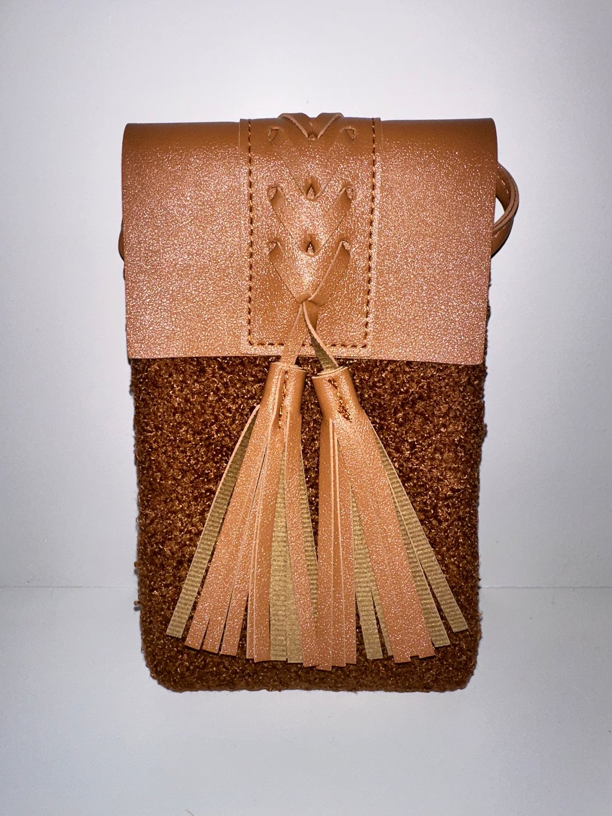 Leather Fringe Sling Bag - 1128