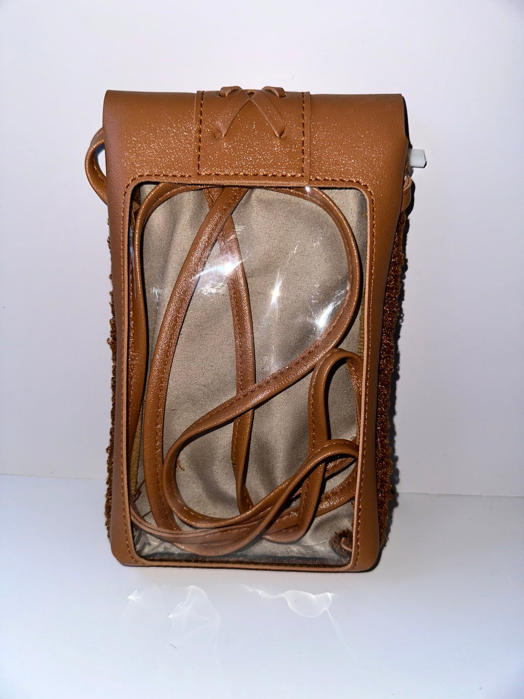 Leather Fringe Sling Bag - 1128