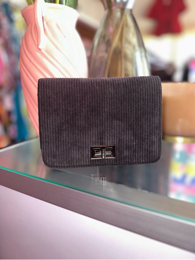 Black Velvet Mini Bag - 1428