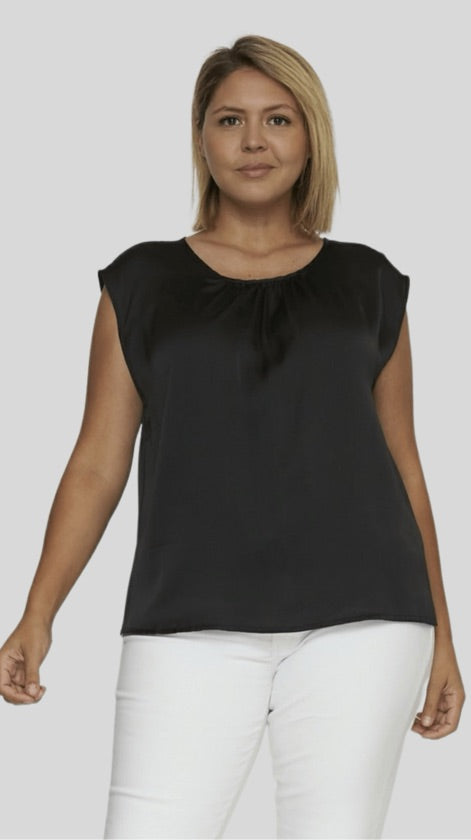 Plus Size Black Dolman Top - 1051