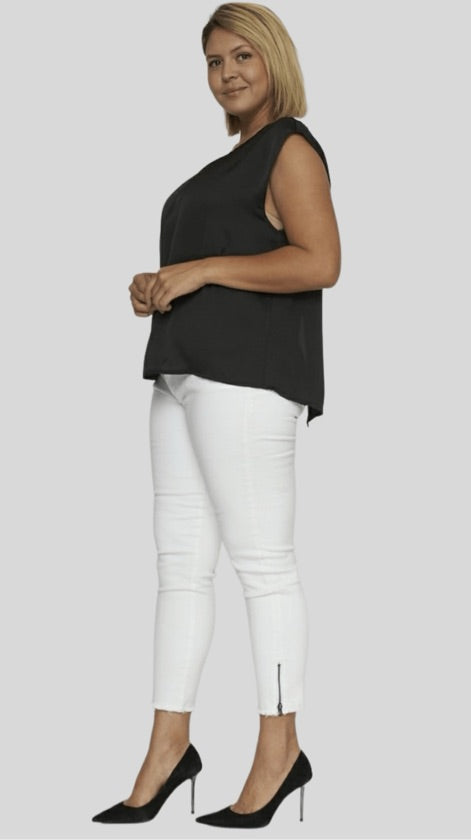 Plus Size Black Dolman Top - 1051
