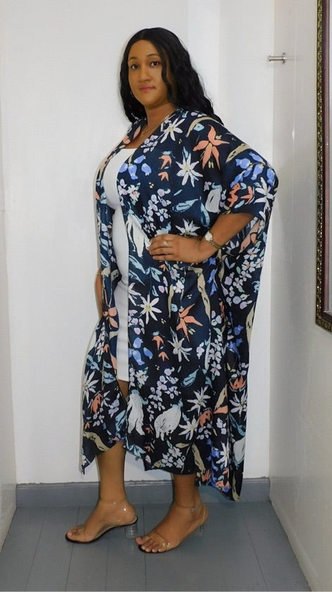 Boujee Maxi Kimono - HDF3660